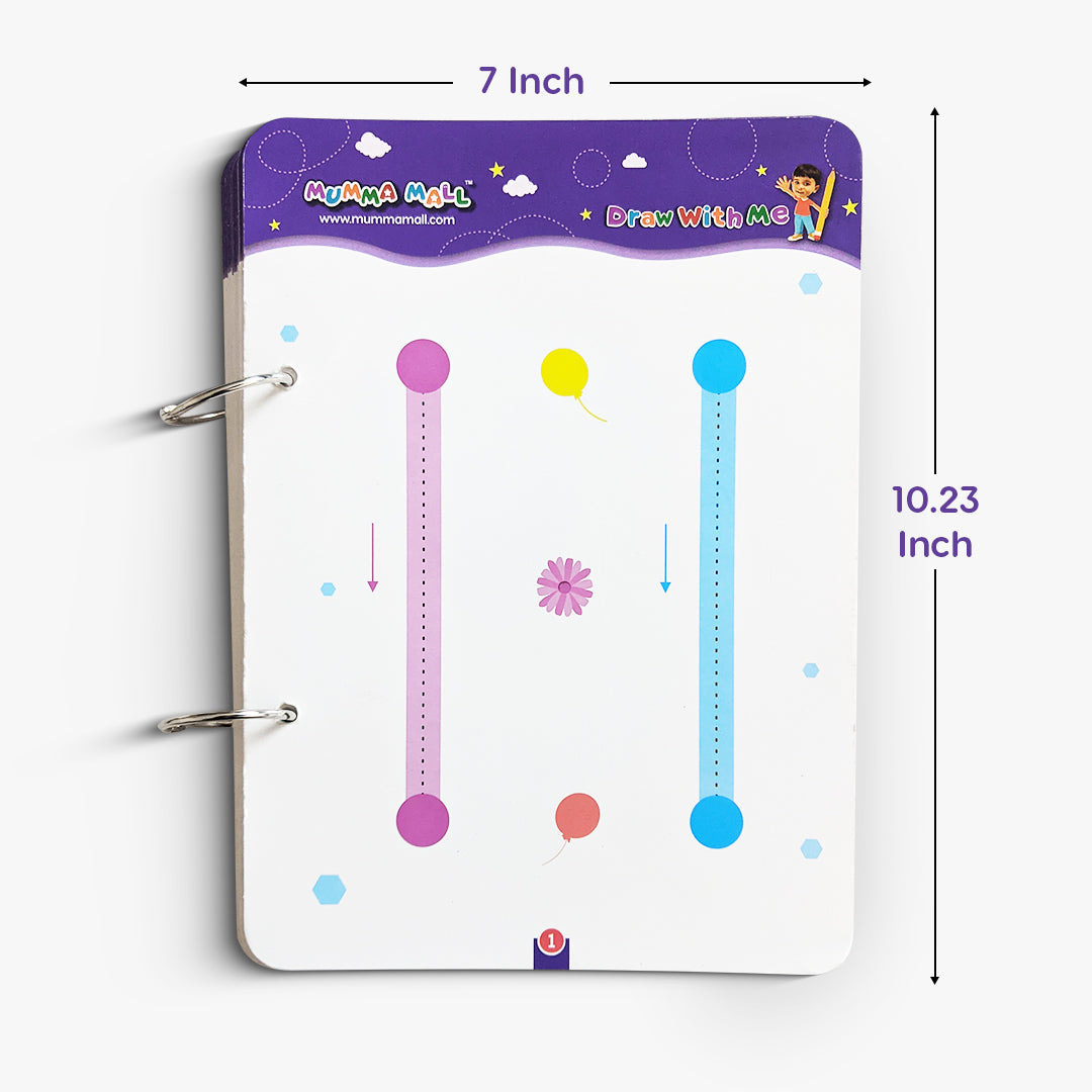 50% OFF - 68 Pages Reusable Tracing Line book to improve HAND WRITING For kids + (FREE Learning 2000+ pages PDF worksheet for kids📚 )