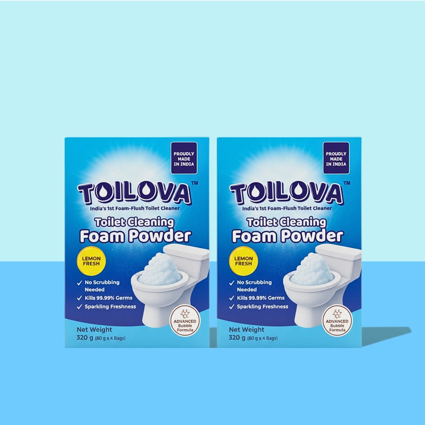 Toilova - Toilet Cleaning Foam Powder (100% Money back Guarantee)