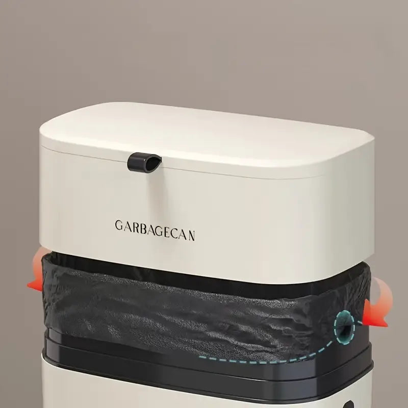 Wall-Mounted Waste Bin Lidded Trash Can