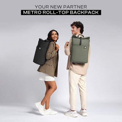 Metro Roll-Top Backpack