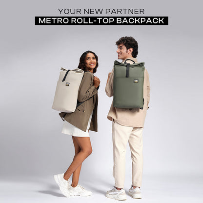 Metro Roll-Top Backpack