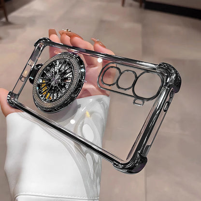 Vivo Y400 Pro 5G Premium Stress Buster Wheel Rotating Shockproof Airbags Case