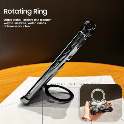 Vivo Y400 Pro 5G Premium Stress Buster Wheel Rotating Shockproof Airbags Case