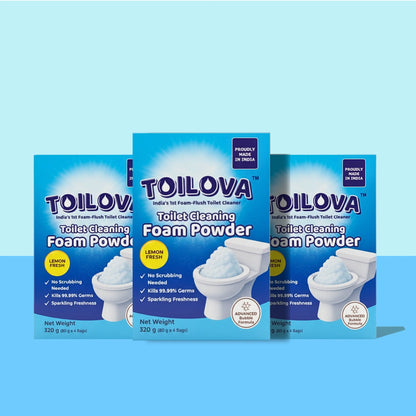Toilova - Toilet Cleaning Foam Powder (100% Money back Guarantee)